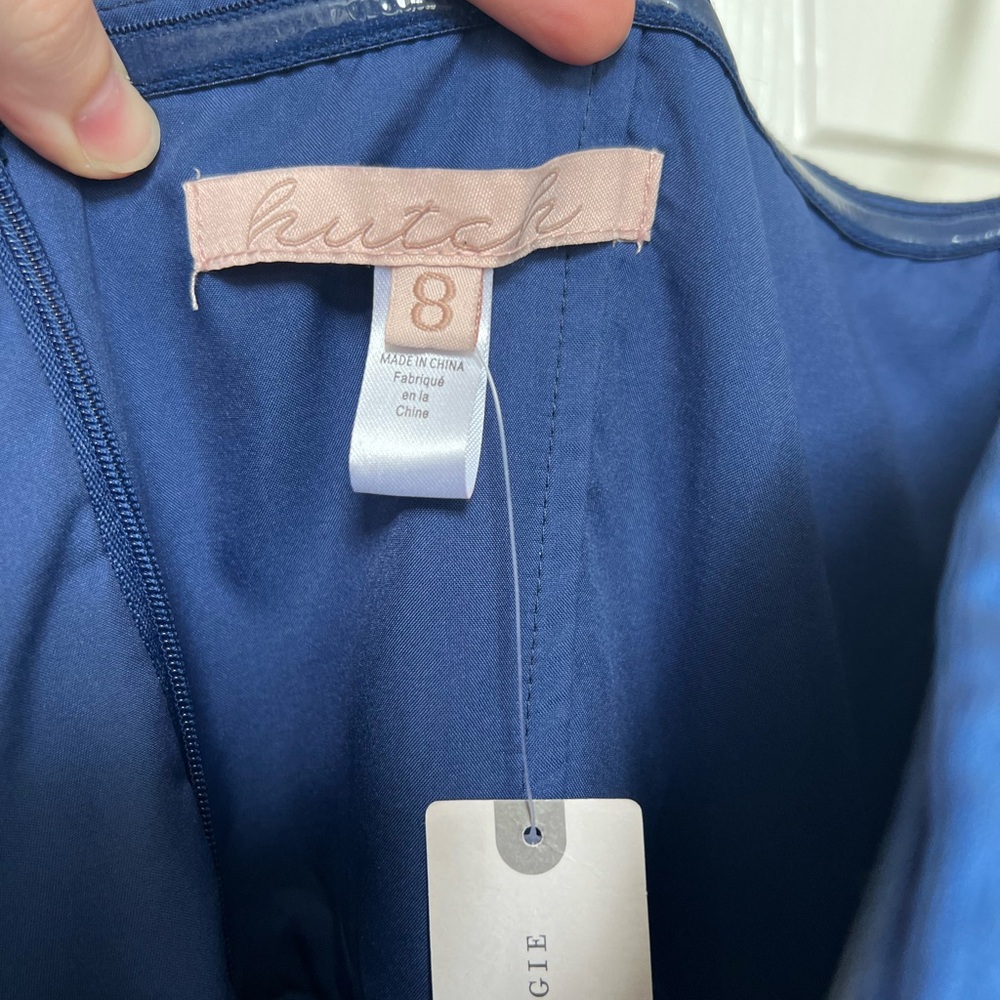 Midnight Blue Anthropologie Dress - Picture 4 of 8